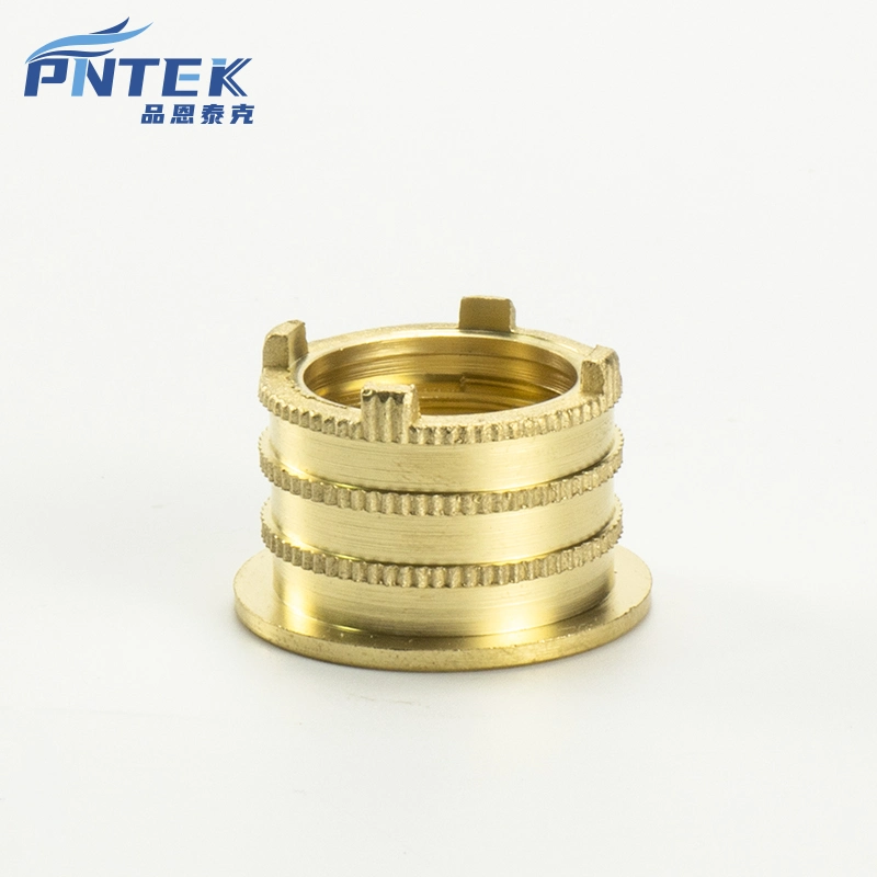 Pntek Special Fastener Female Thread Brass Inserts Nut M2 Steel Thread Insert